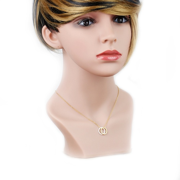 ❤️4 for $20 Sale❤️ Double Circle Necklace - Picture 4 of 4